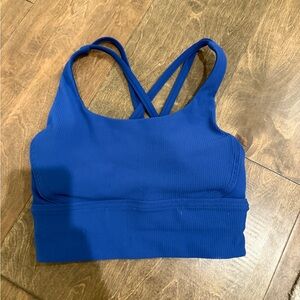 Lululemon Athletica Blue Crop Top